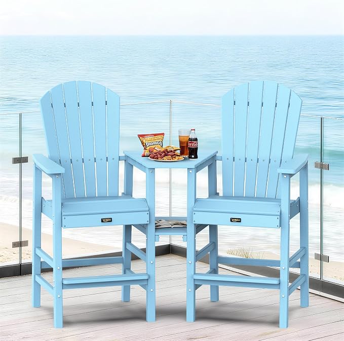 VINGLI Tall Adirondack Chairs Set of 2 - Image 6