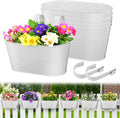 MADHOLLY Railing Planter with Drainage Holes by MADHOLLY