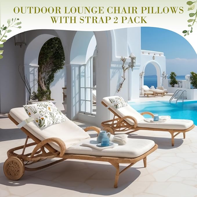 4 Pcs Chaise Lounge Pillow - Image 6