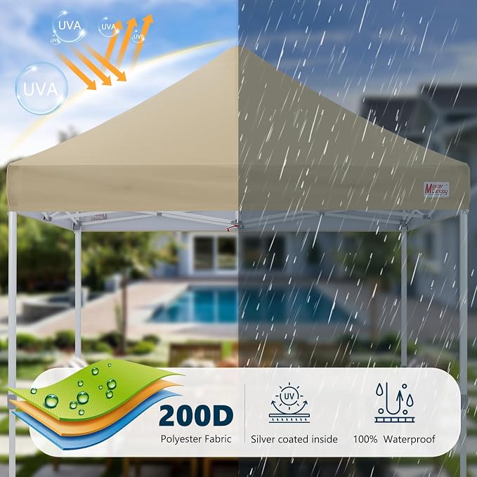 MASTERCANOPY Pop Up Canopy Tent Commercial Grade 10x10 Instant Shelter - Image 9