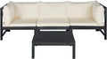 SAFAVIEH Outdoor Collection Lynwood Dark Slate Grey and Beige Modular Outdoor by SAFAVIEH