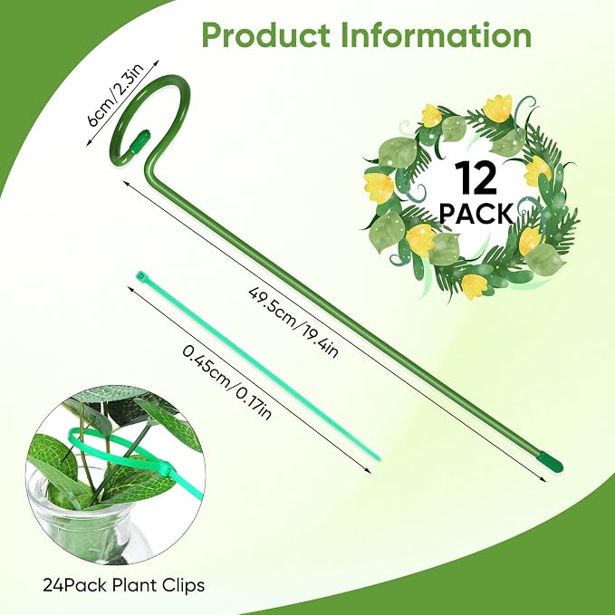 12 Pack Plant Support Stakes - Image 7