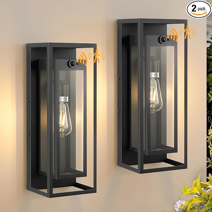 18" Motion Sensor Outdoor Front Porch Light by AIBISOD