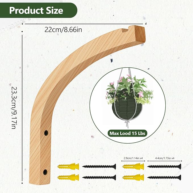 Wooden Plant Hangers - Image 2