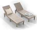 ROJIK Outdoor Chaise Lounge Chair Set of 2, by ROJIK
