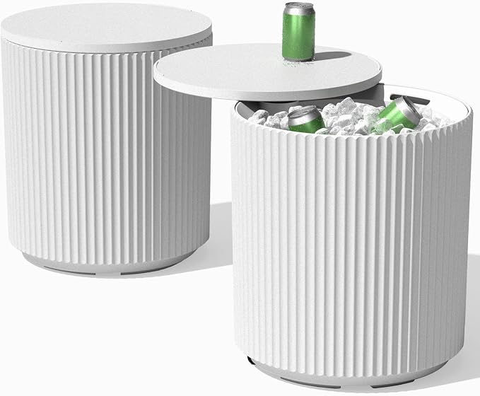Veradek Outdoor Cooler Side Table - 2 in 1 - Designed by VeradekOutdoor