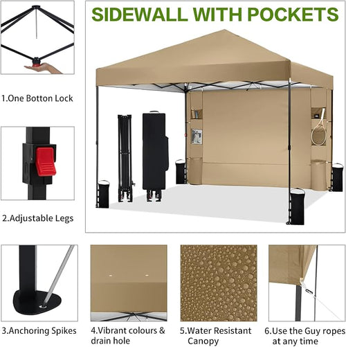 10'x10' Pop Up Canopy Tent - Image 2