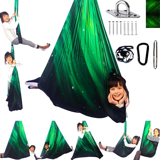 Sensory Swing for Kids Indoor and Outdoor Therapy Cuddle Swing Snuggle Hammock by HiCamer