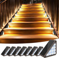 8 Pack Solar Stair Lights, Outdoor Step Lights by AUDLES