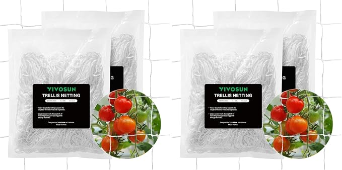 VIVOSUN 5 x 30 ft. Plant Trellis Netting, Heavy-Duty Polyester Grow Net by VIVOSUN