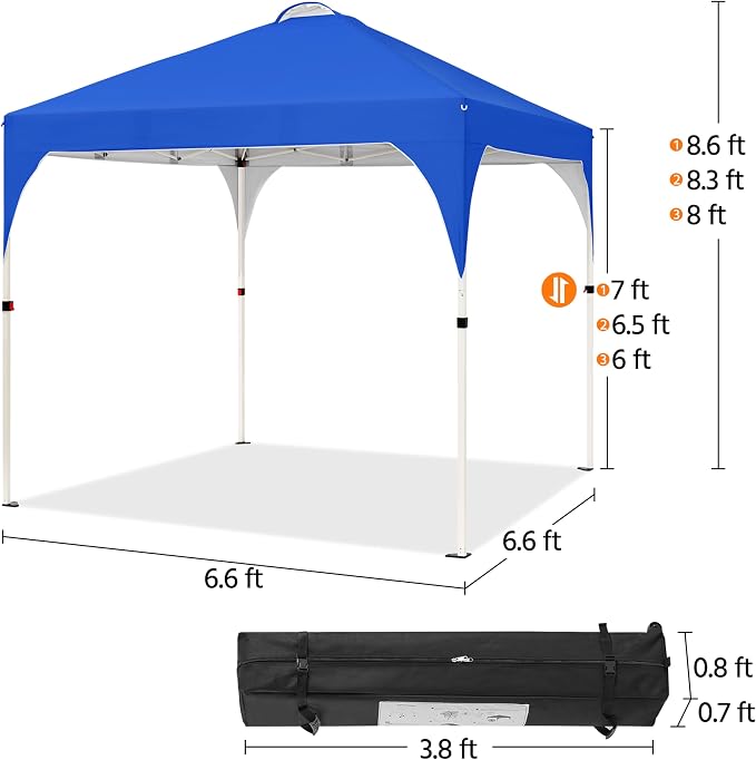 Yaheetech 6.6x6.6 Pop Up Canopy Tent - Image 3