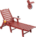 Carauci Lounge Chair Outdoor, HDPE Chaise Lounge by Carauci