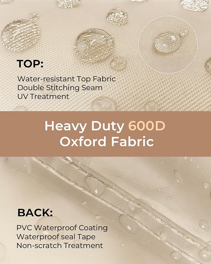 loriano Patio Furniture Cover Set, 4 Piece Outdoor Furniture Cover Waterproof - Image 4