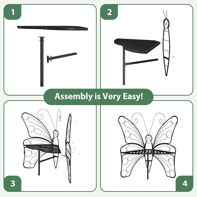Butterfly Shaped Outdoor Bench, Butterfly Chair Butterfly Bench Outdoor - Image 9