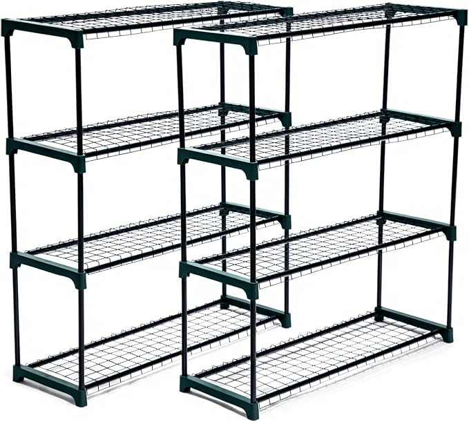 Panana 4 Tier Garden Greenhouse Steel Staging Shelving Plant Stand Garden - Image 6