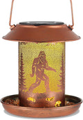 Bird Feeders for Outdoors Solar Lanterns Outdoor Waterproof Bigfoot Hanging by Tepaken