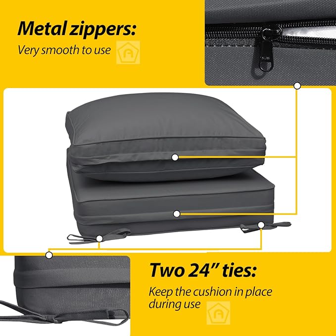AAAAAcessories Outdoor Deep Seat Cushions - Image 3