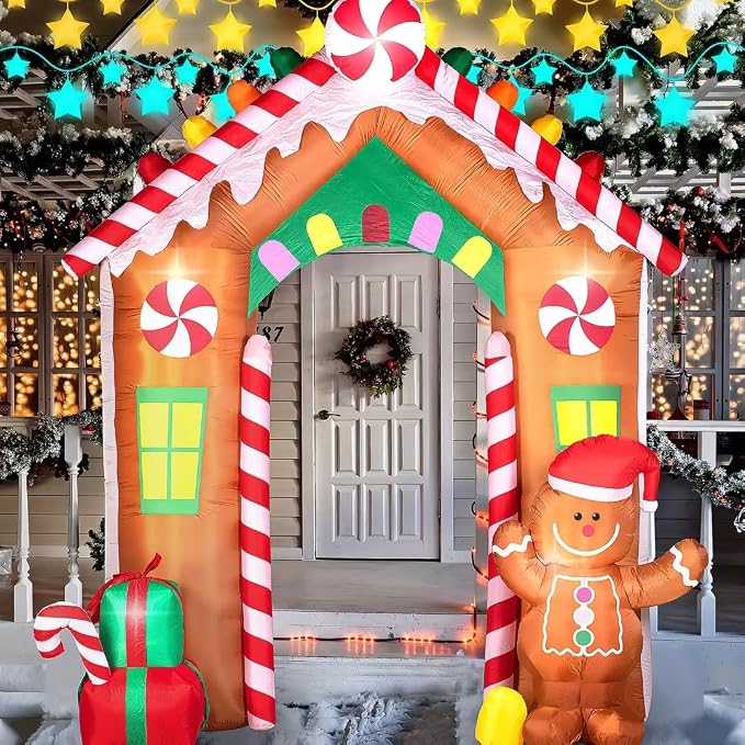 Hioasis 10 FT Christmas Inflatable Decorations by Hioasis