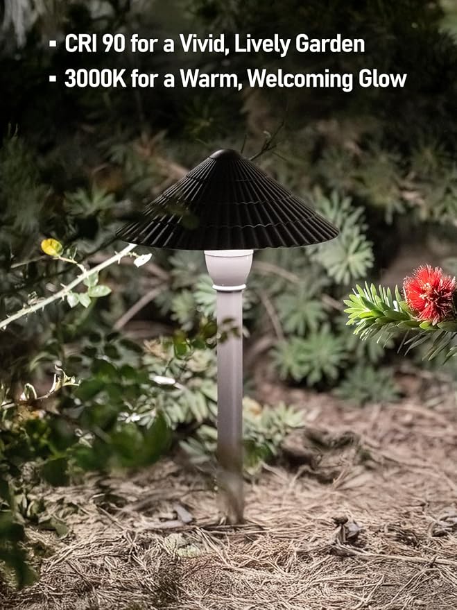LEONLITE Low Voltage Landscape Lights, 3W 12V Pathway Lighting Wired, IP65 - Image 4