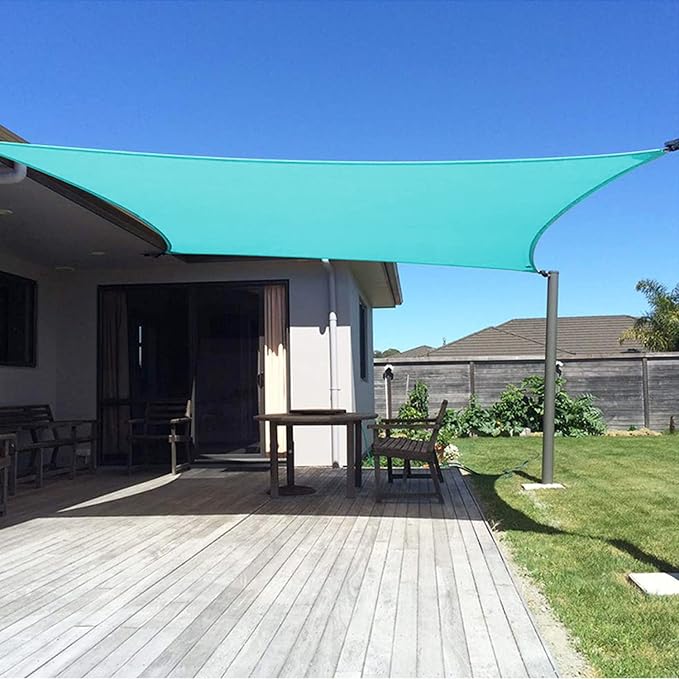 Coarbor 16'x24' Waterproof Sun Shade Sail Rectangle Canopy Shade Cover - Image 7