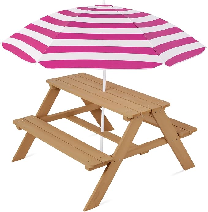 Best Choice Products Wooden Kids Picnic Table by BestChoiceProducts
