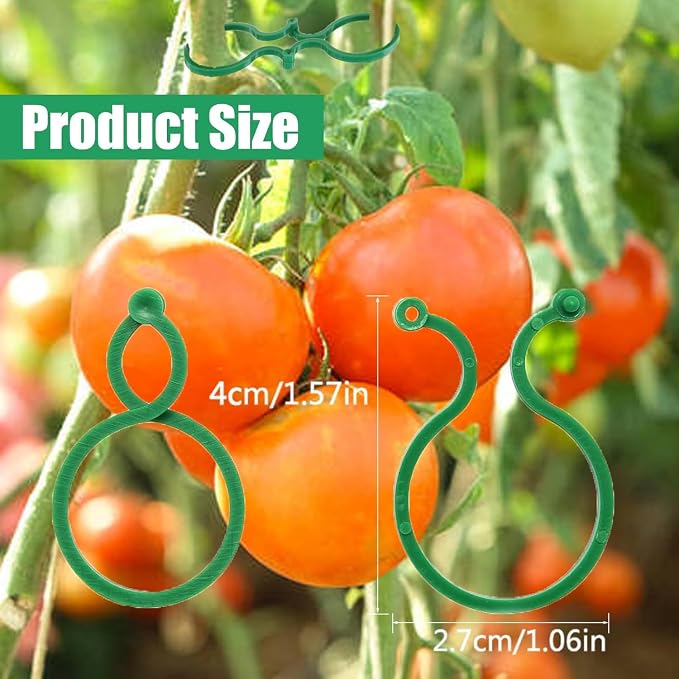 Hysagtek 100 Pcs Plant Support Clips - Image 2