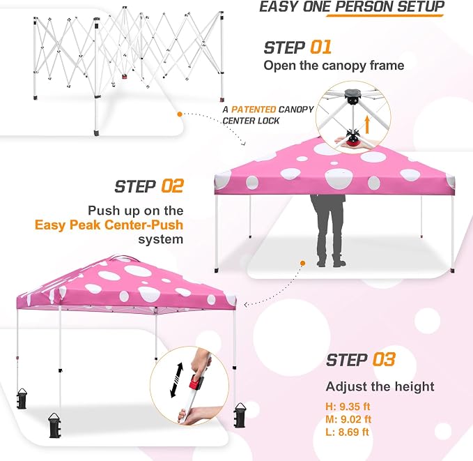 EAGLE PEAK Pop Up Canopy Tent - Image 2