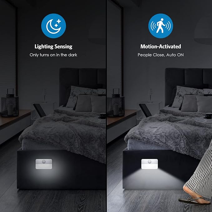 AMIR 6 Pack Mini Motion Sensor Stair Light - Image 2