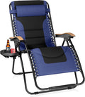 PHI VILLA XXL Oversized Padded Zero Gravity Chair, Foldable Patio Recliner by PHIVILLAThepioneerofcomfortablehouseholdsupplies
