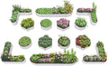 A ANLEOLIFE 14-Pack Deep Root Galvanized Raised Garden Beds Outdoor by AAnleolife
