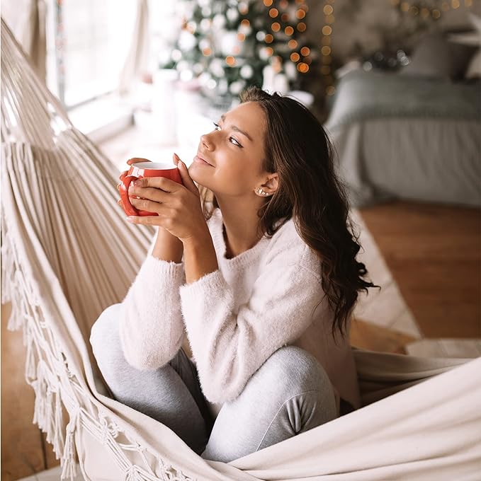 Double Boho Macrame Hammock - Image 5