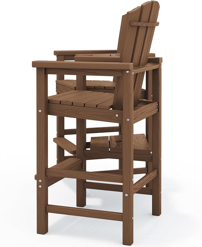 KINGYES Tall Adirondack Chair Set of 2, All-Weather HDPE Outdoor Adirondack - Image 11