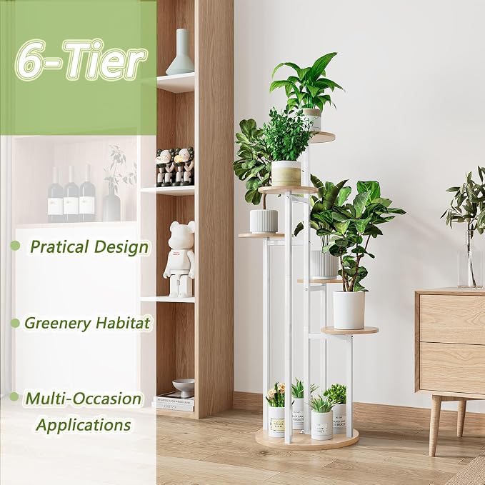 Plant Stand Indoor 6 Tier 9 Potted Multiple Flower Pot Holder - Image 5