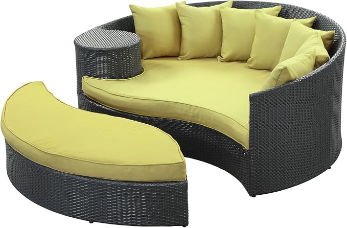 Modway Taiji Outdoor Wicker Patio Daybed - Image 2
