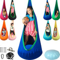 Kids Pod Swing Seat, Max 300 Lbs, Child Sensory Swing Chair Indoor & Outdoor by HiChrote