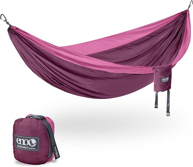 ENO, Eagles Nest Outfitters DoubleNest Lightweight Camping Hammock, 1 to 2 by EaglesNestOutfitters