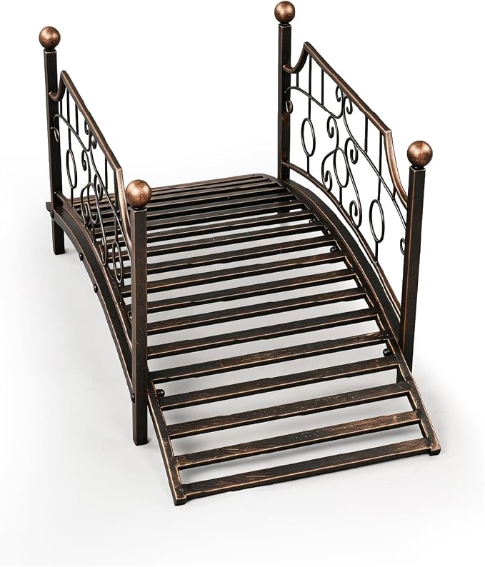 Outvita Metal Garden Bridge for Outdoor, Elegant Decorative Bridge by Outvita