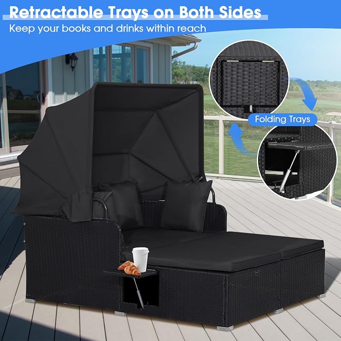 RELAX4LIFE Patio Outdoor Daybed - Image 6