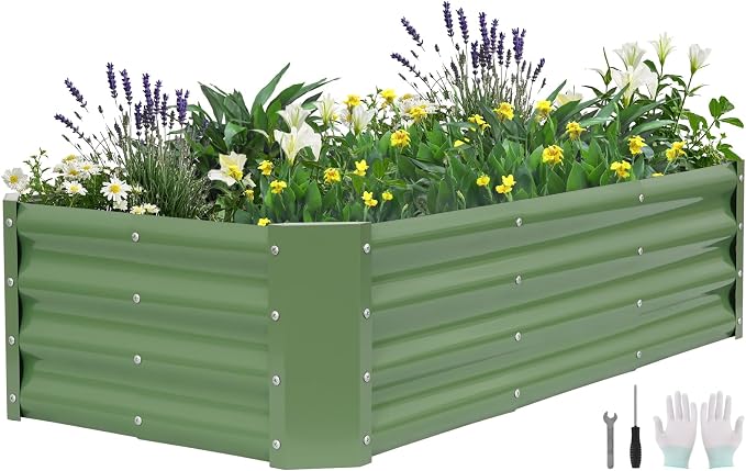 Galvanized Raised Garden Bed by BIRDSINYARD
