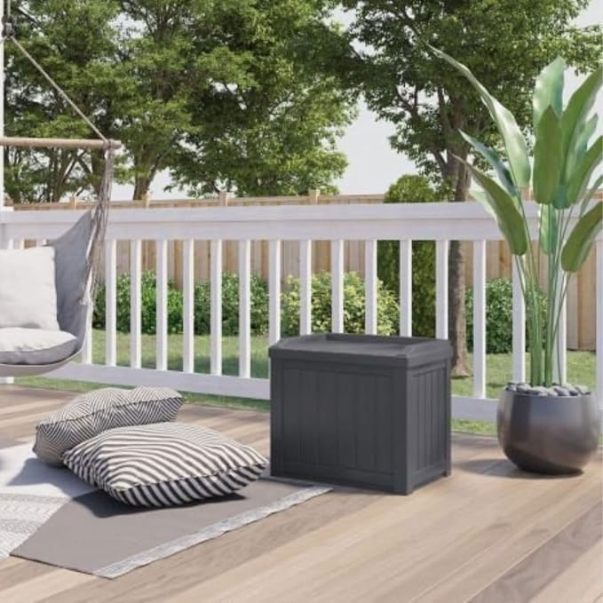 Suncast Small Deck Box Storage w/ Bench Seat - Image 7
