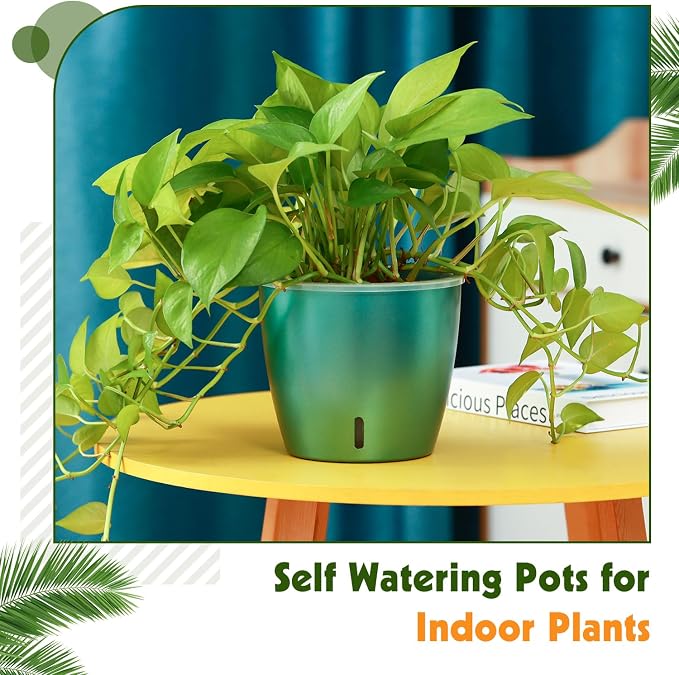 Self Watering Pots for Indoor Plants, Small African Violet Pots - Image 5
