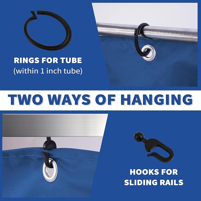 Gazebo Replacement Mosquito Netting Outdoor Universal Gazebo Canopy 4-Panels - Image 5
