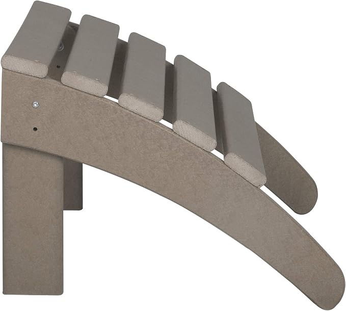 WO Home Furniture Adirondack Ottoman Outdoor Patio Footrest 13.5" Inch Folding - Image 7