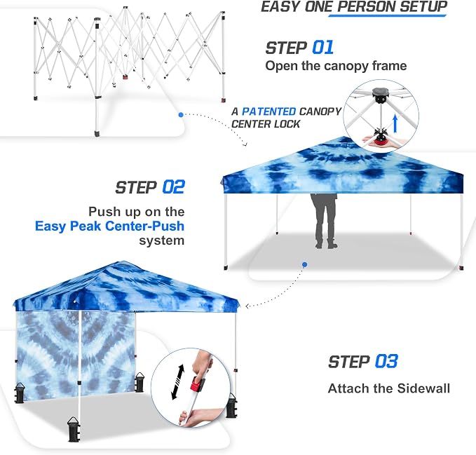 EAGLE PEAK Commercial Canopy 10x10 Pop Up Canopy Tent - Image 4
