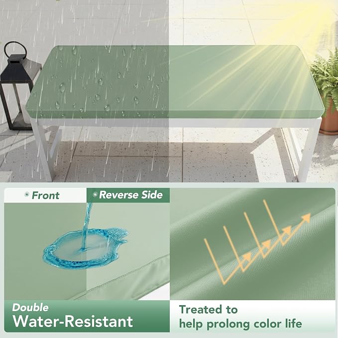 Outdoor Bench Cushion: Waterproof and Fade Resistant Patio Furniture Cushions - Image 3