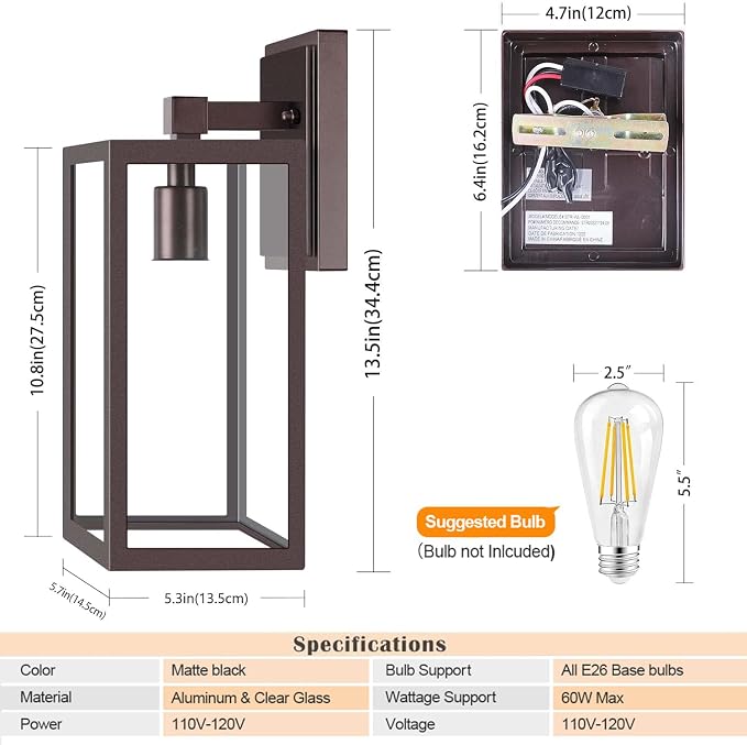 Dusk to Dawn Outdoor Lighting Fixtures - Image 4