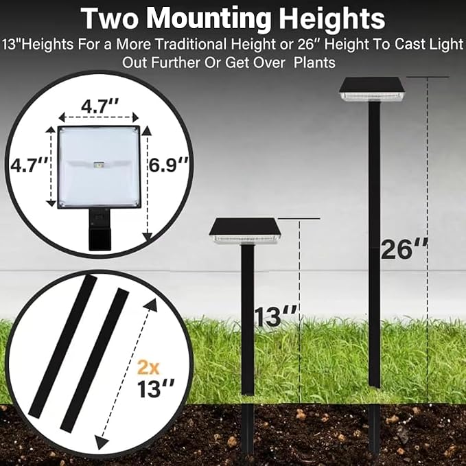 Bobcat Solar Pathway Lights Super Bright 300 lumens - Image 3