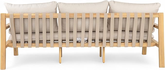 Christopher Knight Home Kaylle Outdoor 3 Seater Sofa - Image 8