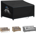 SIRUITON 2-Seat Garden Patio Sofa/Loveseat/Bench Cover 60" W x 34" D x 30" H by SIRUITON