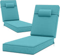 72 x 21 x 4 Inch Olefin Chaise Lounge Cushions, Lounge Chair Cushions by Unknown